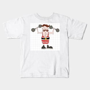 Circus strongman Kids T-Shirt